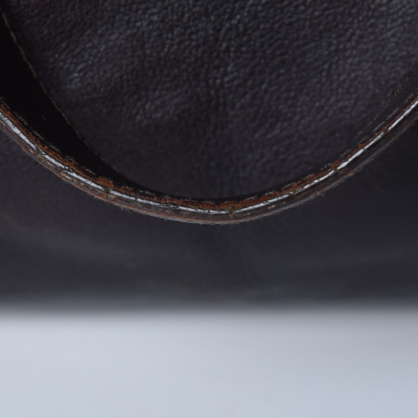 Calfskin Large Muse Dark Brown