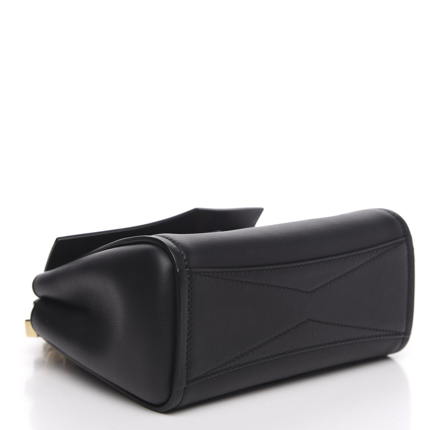 Calfskin Mini Mystic Shoulder Bag Black