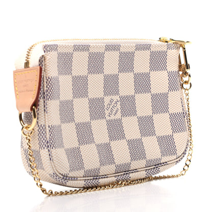 Louis Vuitton Damier Azur Mini Pochette Accessories 3 of 9