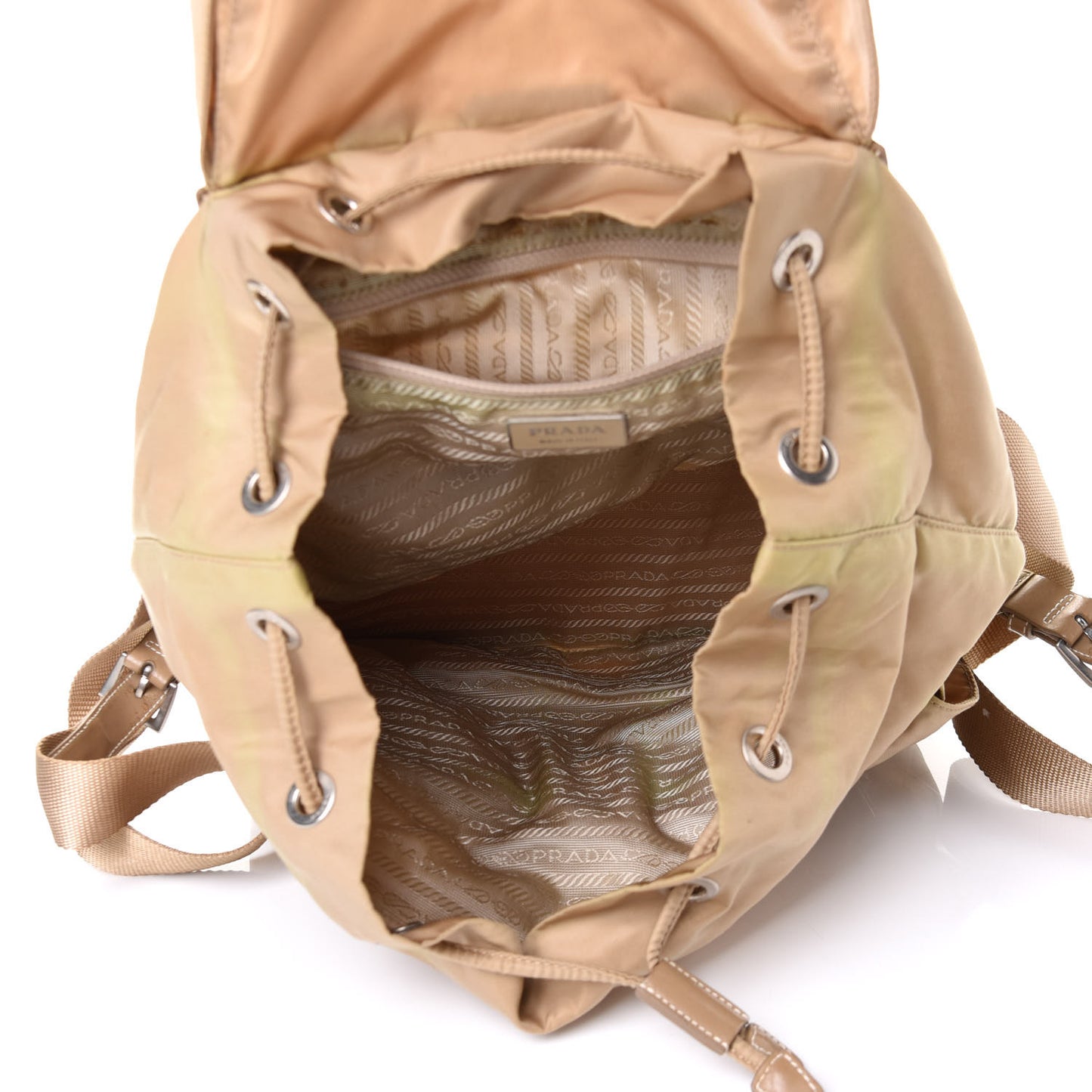 Tessuto Nylon Vela Backpack Cammello