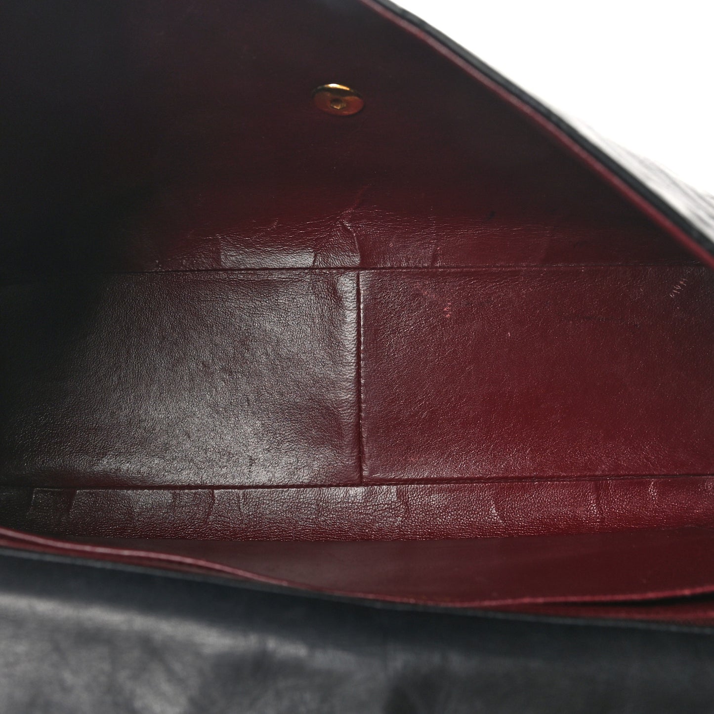 Lambskin Quilted Jumbo Single Flap Black