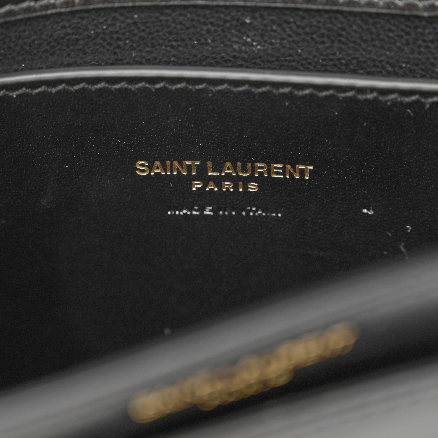 Saint Laurent Box Calfskin Mini Voltaire Shoulder Bag Black 6 of 10