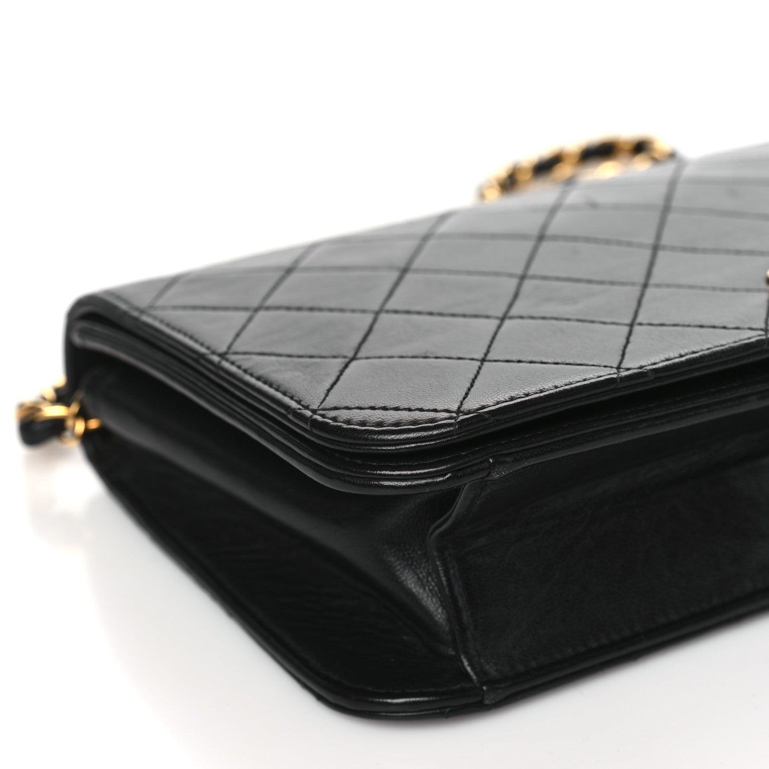 Chanel Lambskin Quilted Small Single Flap Black 9 of 10