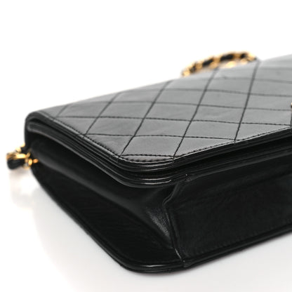 Chanel Lambskin Quilted Small Single Flap Black 9 of 10