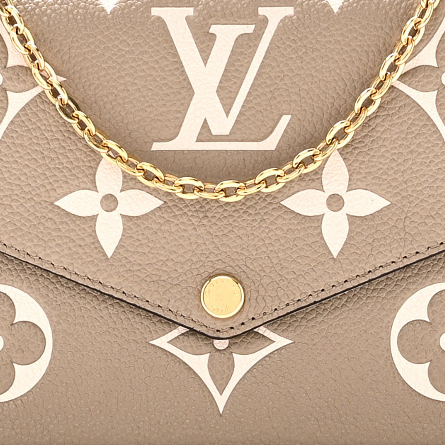 Empreinte Monogram Giant Felicie Pochette Tourterelle Creme