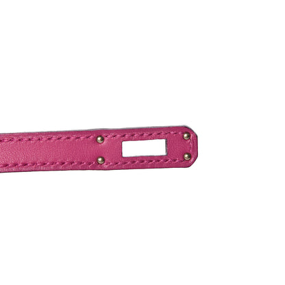 Hermes Swift Kelly Pochette Clutch Rose Pourpre 7 of 14