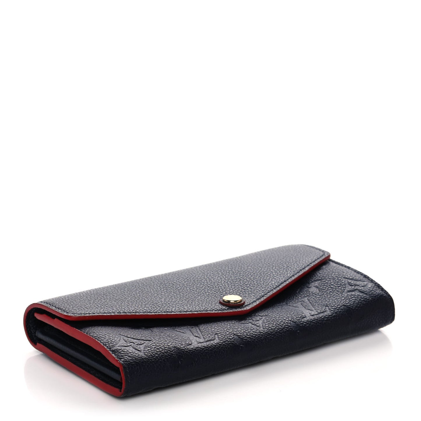 Empreinte Sarah Wallet NM Marine Rouge