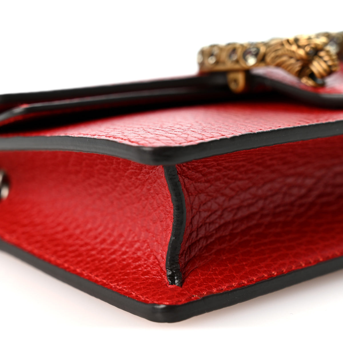 Gucci Calfskin Super Mini Dionysus Shoulder Bag Red 7 of 8