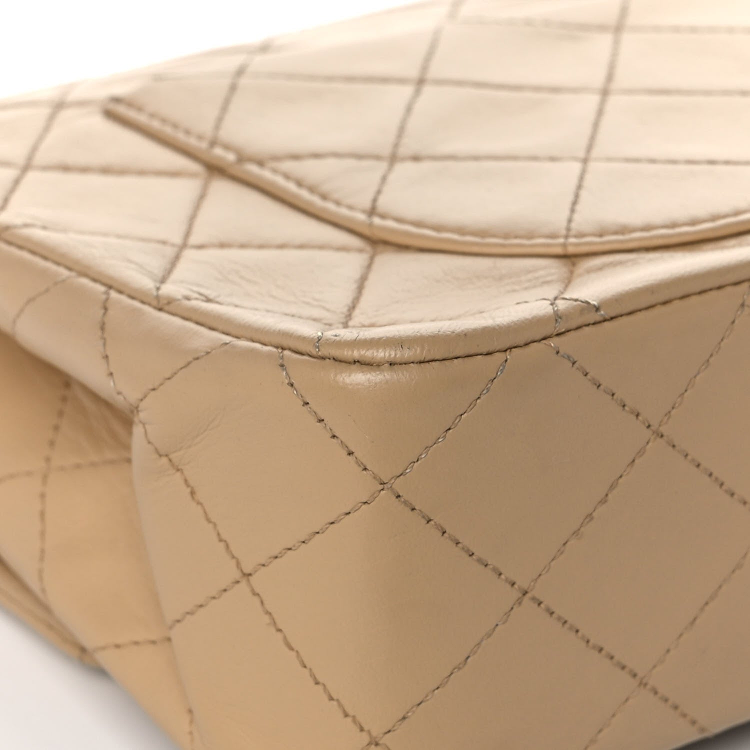 Chanel Lambskin Quilted Small Double Flap Beige 10 of 19