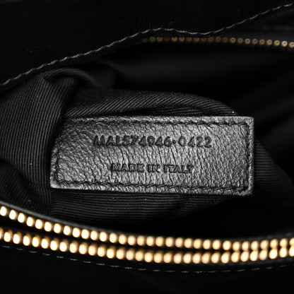 Saint Laurent Calfskin Y Quilted Monogram Medium Loulou Chain Satchel Black 7 of 11