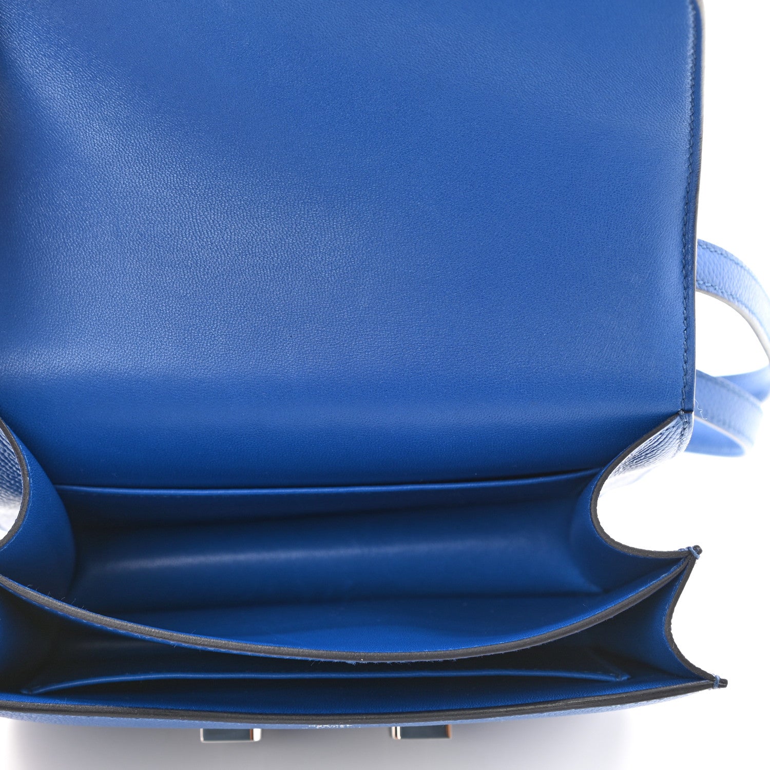 Hermes Epsom Enamel Constance 18 Bleu France 5 of 10