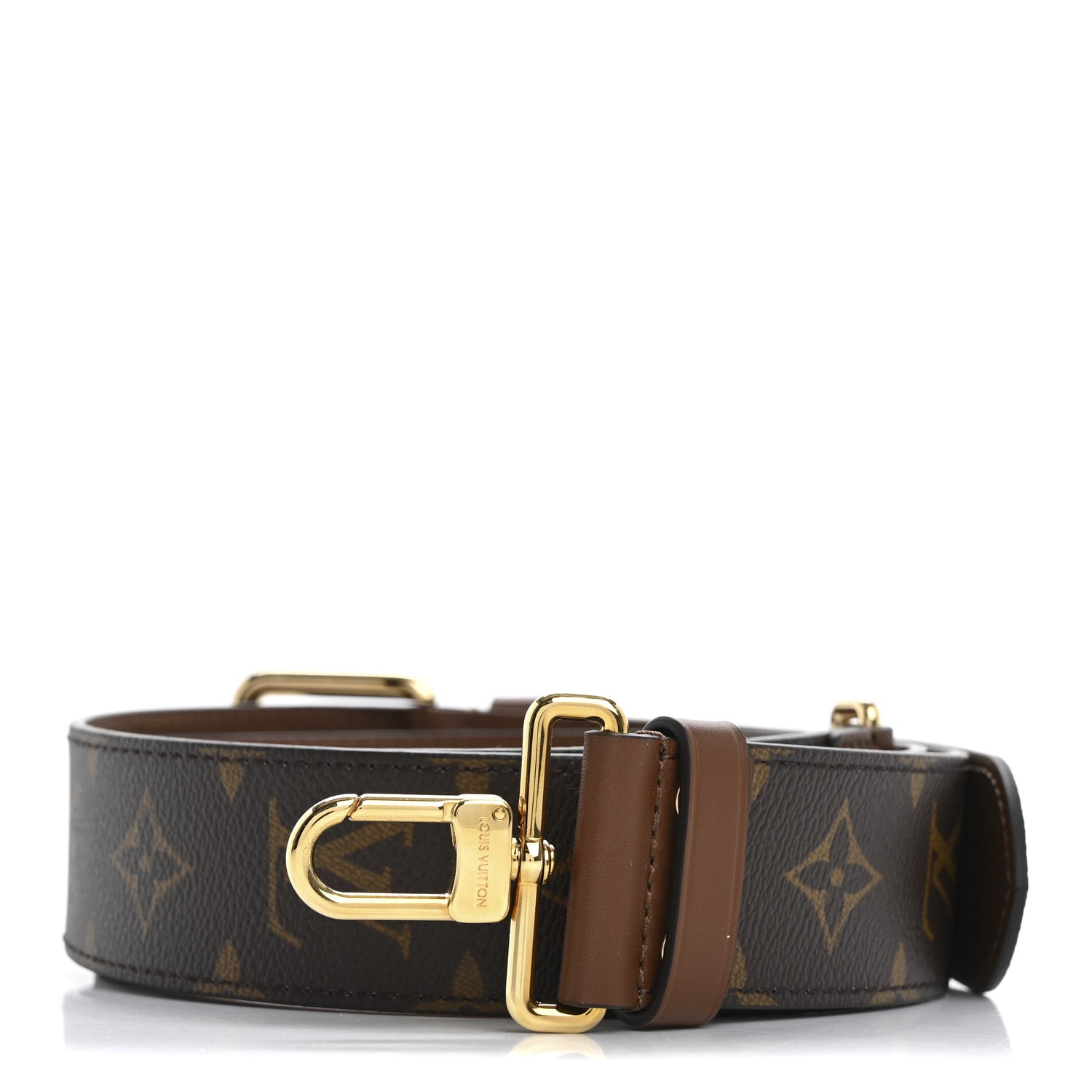Louis Vuitton Monogram Adjustable Papillon Shoulder Strap Brown 1 of 3