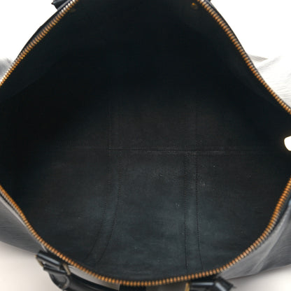 Louis Vuitton Epi Keepall 50 Black 5 of 13