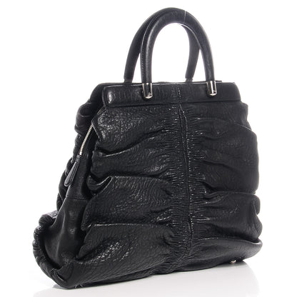Christian Dior Lambskin Karenina Large Tote Black 3 of 8