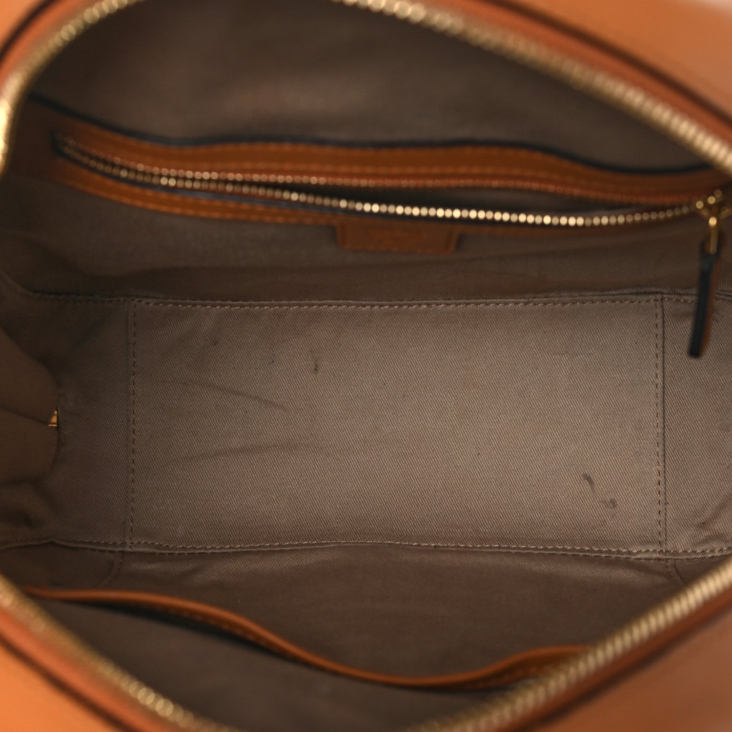 MCM Visetos Medium Half Moon Tote Cognac 5 of 14