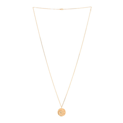 Van Cleef & Arpels 18K Yellow Gold Zodiac Leo Pendant Necklace 2 of 5