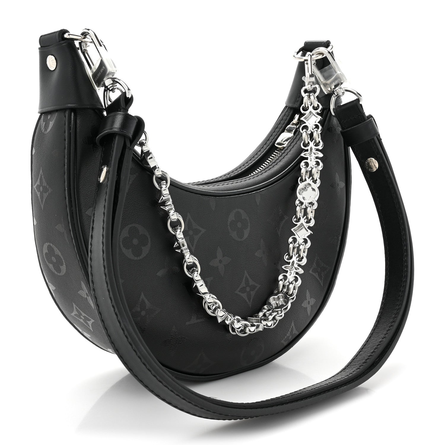 Louis Vuitton Calfskin Monogram Loop H27 Black 3 of 10
