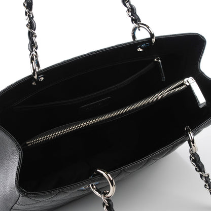 Chanel Caviar Quilted Grand Shopping Tote GST Black 5 of 8