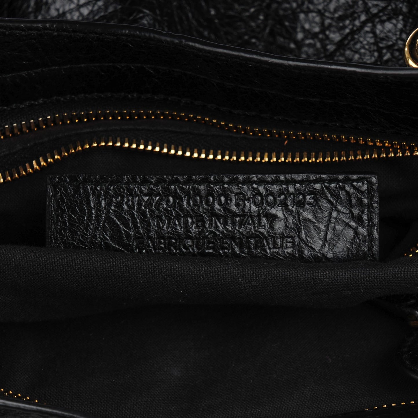 Agneau Giant 12 Gold Hardware City Black