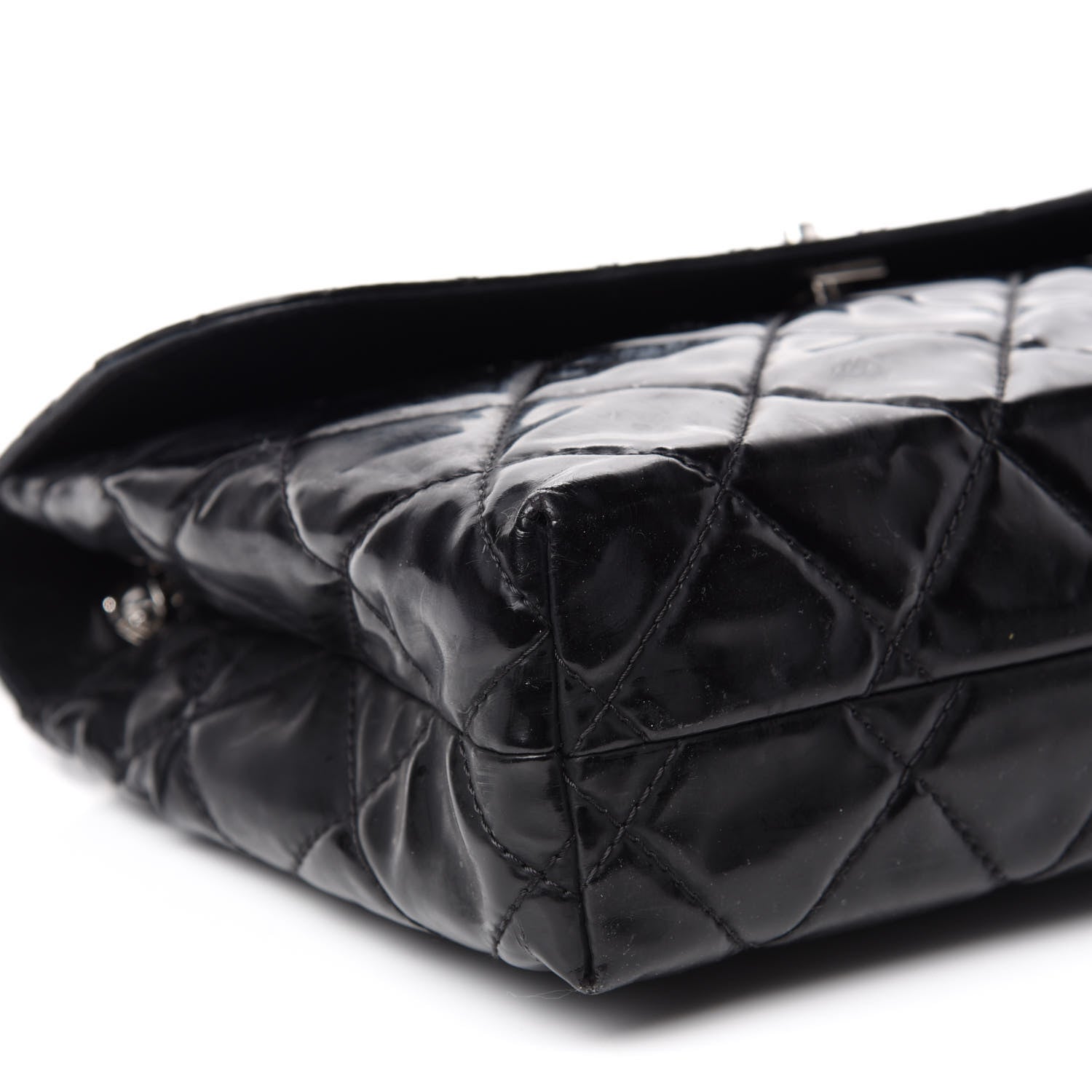 Chanel Vinyl Quilted In the Business Flap Bag Black 7 of 14