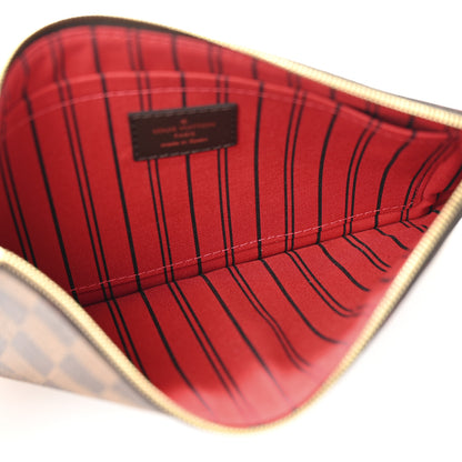 Louis Vuitton Damier Ebene Neverfull MM GM Pochette 5 of 9