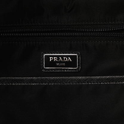 Prada Nylon Tessuto Saffiano Backpack Black 5 of 11
