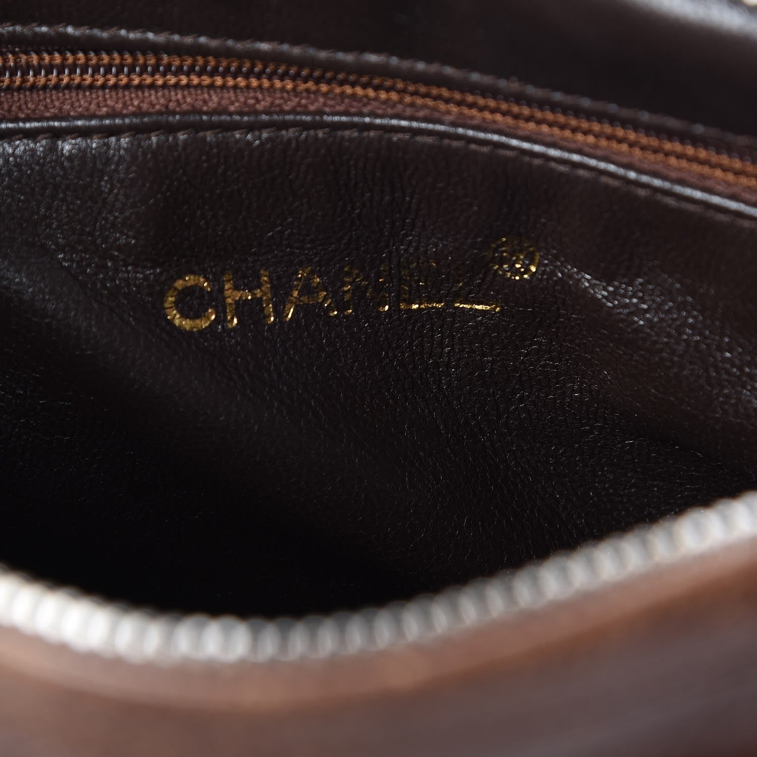 Chanel Caviar Camera Case Brown 6 of 10