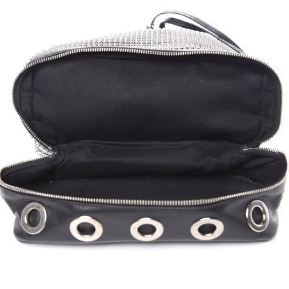 Alexander McQueen Calfskin Grommet Backpack Black 8 of 12