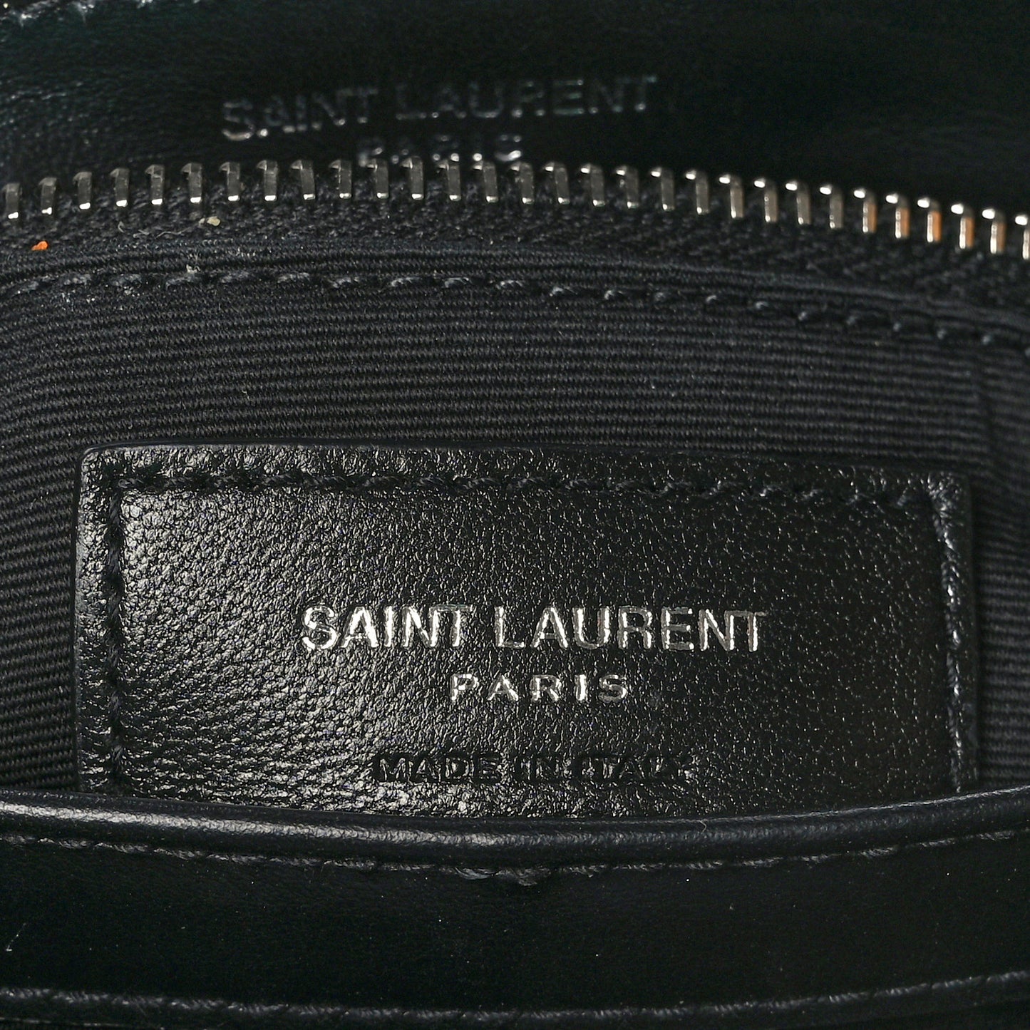 Calfskin Y Quilted Monogram Toy Loulou Crossbody Bag Black