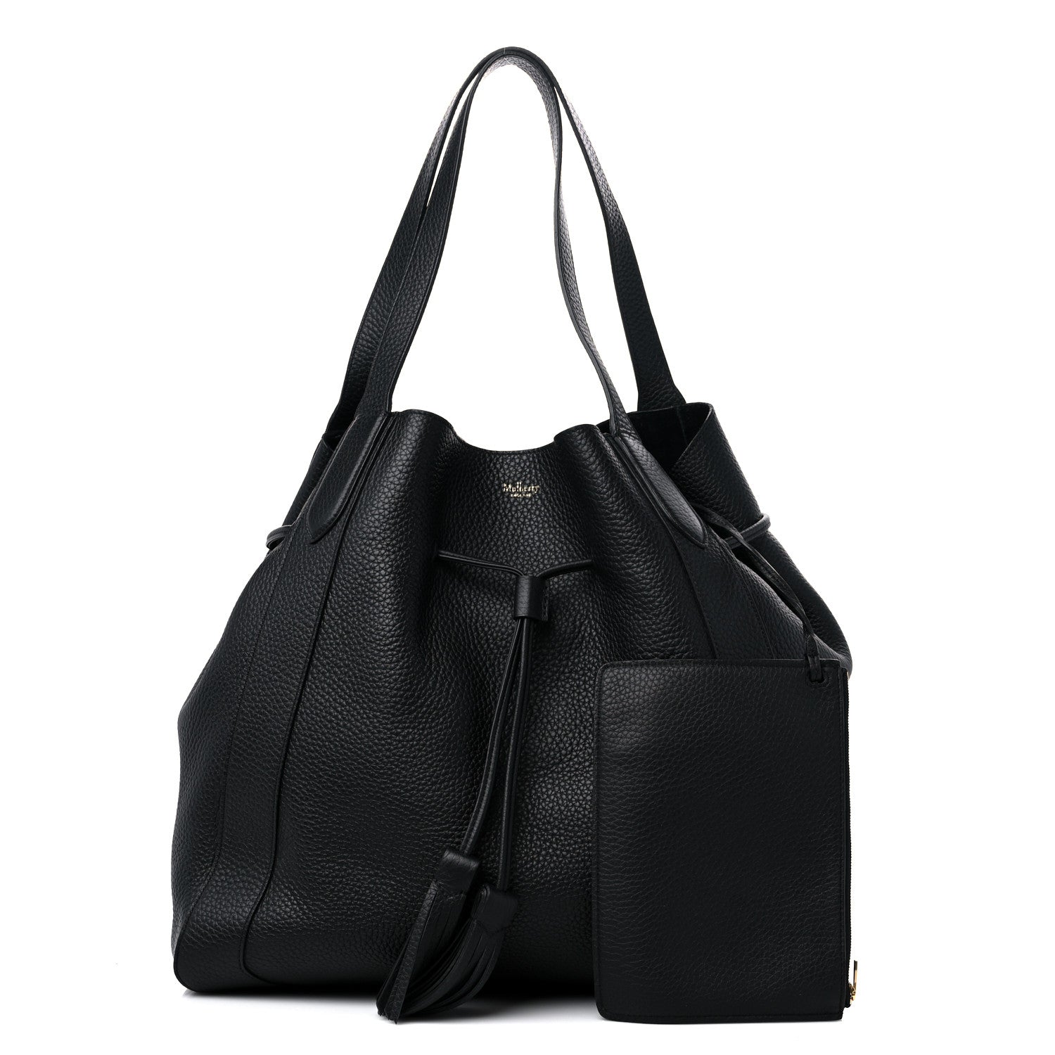 Mulberry Heavy Grain Calfskin Small Millie Tote Black 1 of 11