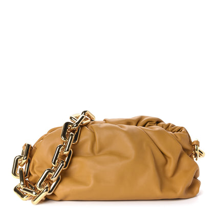Bottega Veneta Calfskin The Pouch Chain Ocra 1 of 10