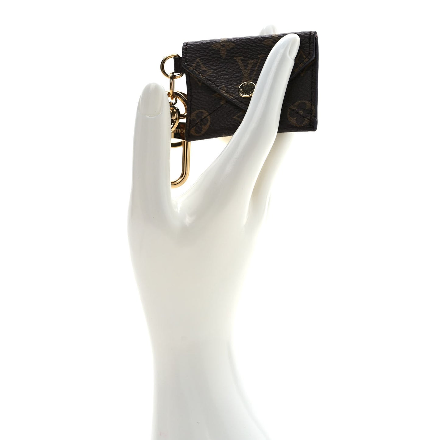 Monogram Kirigami Pouch Bag Charm Key Holder