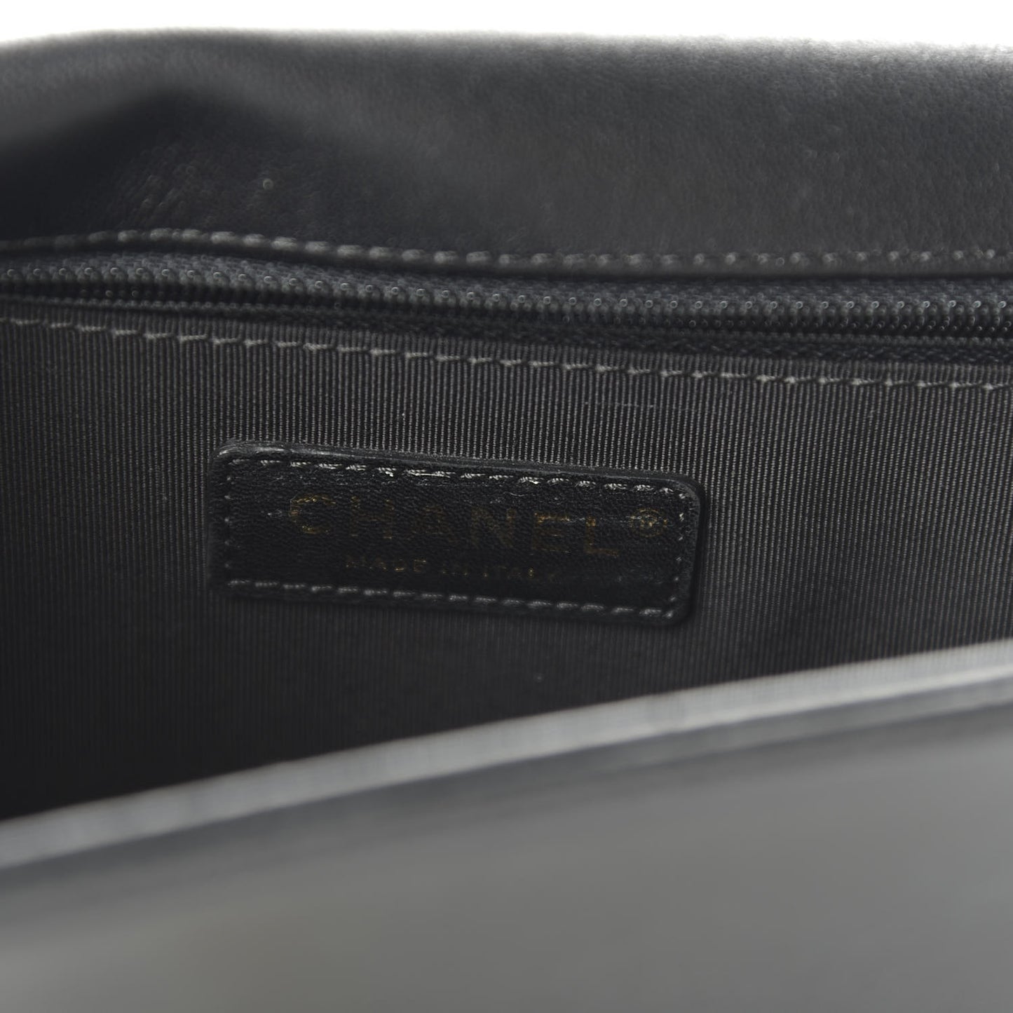 Lambskin Quilted New Medium Boy Flap Black
