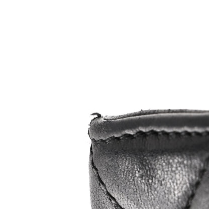 Chanel Lambskin Quilted Medium New Bubble North South Tote Black 12 of 12