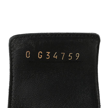 Chanel Lambskin Mules Elastic 37 Black 8 of 13