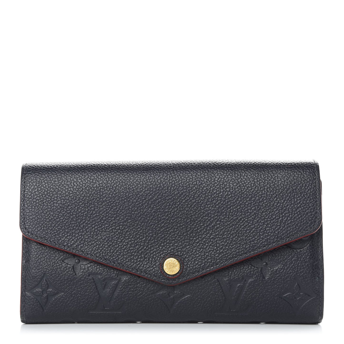 Empreinte Sarah Wallet NM Marine Rouge