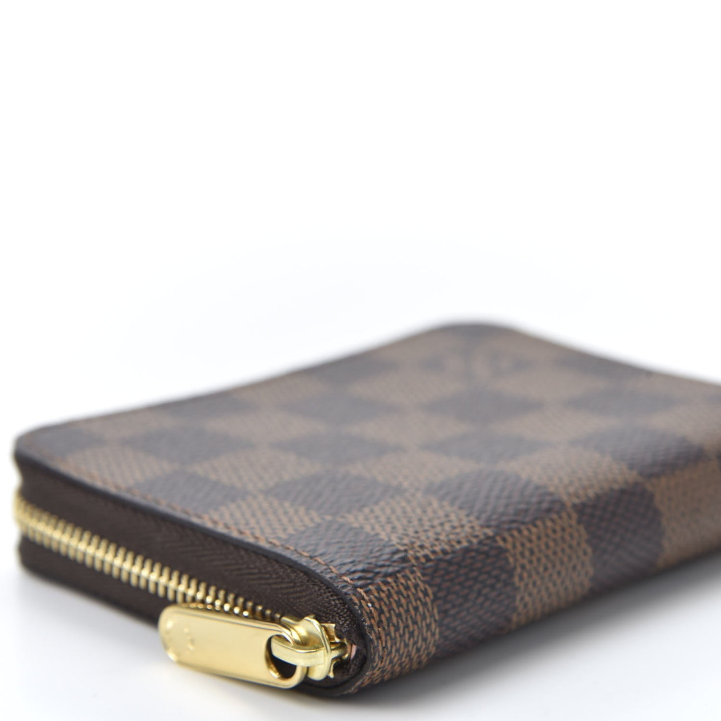 Damier Ebene Zippy Coin Purse Rose Ballerine