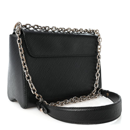 Louis Vuitton Epi Twist Shoulder Bag MM Black 3 of 10