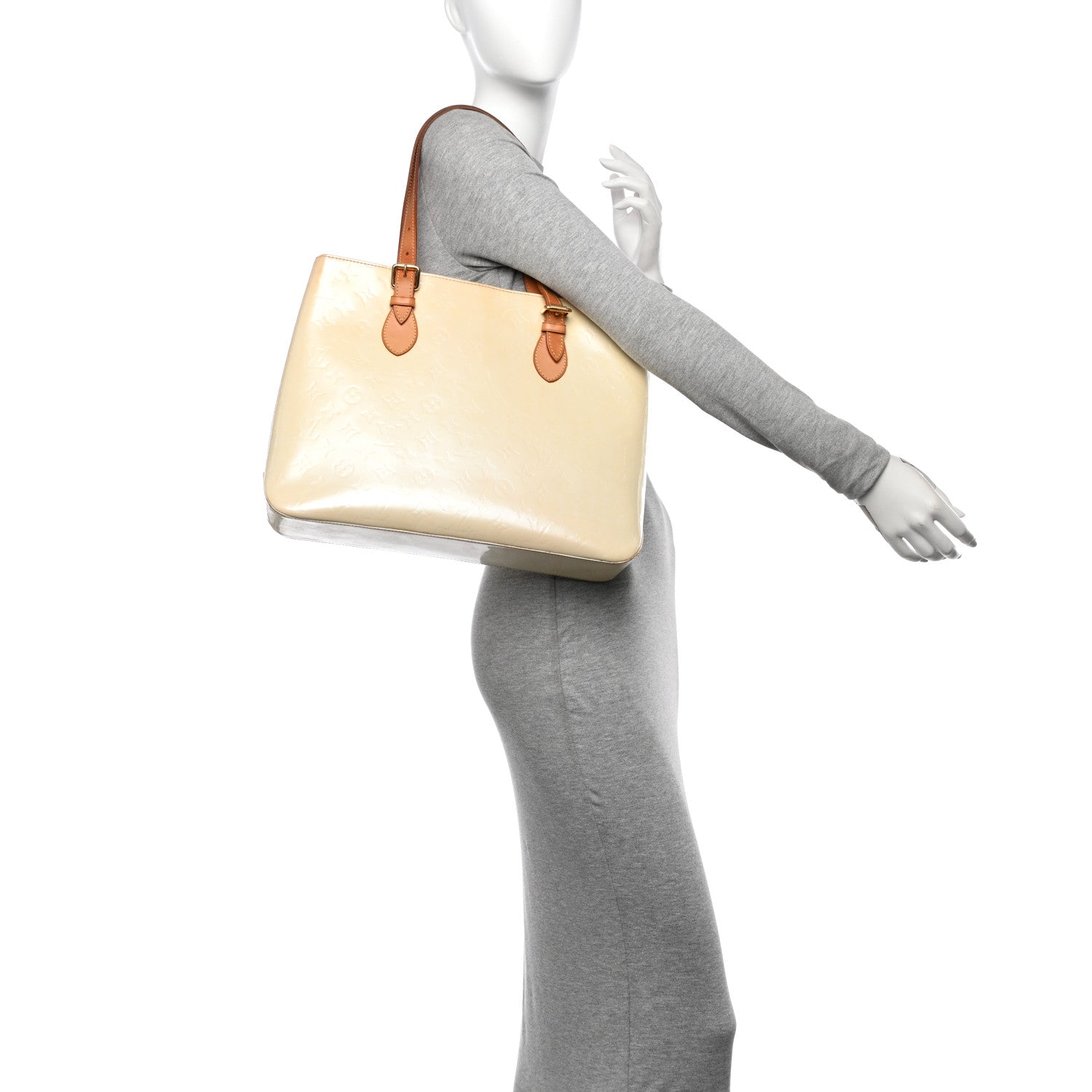 Louis Vuitton Vernis Brentwood Perle 2 of 16
