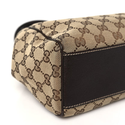 Gucci Monogram Medium Charmy Shoulder Bag Dark Brown 9 of 10