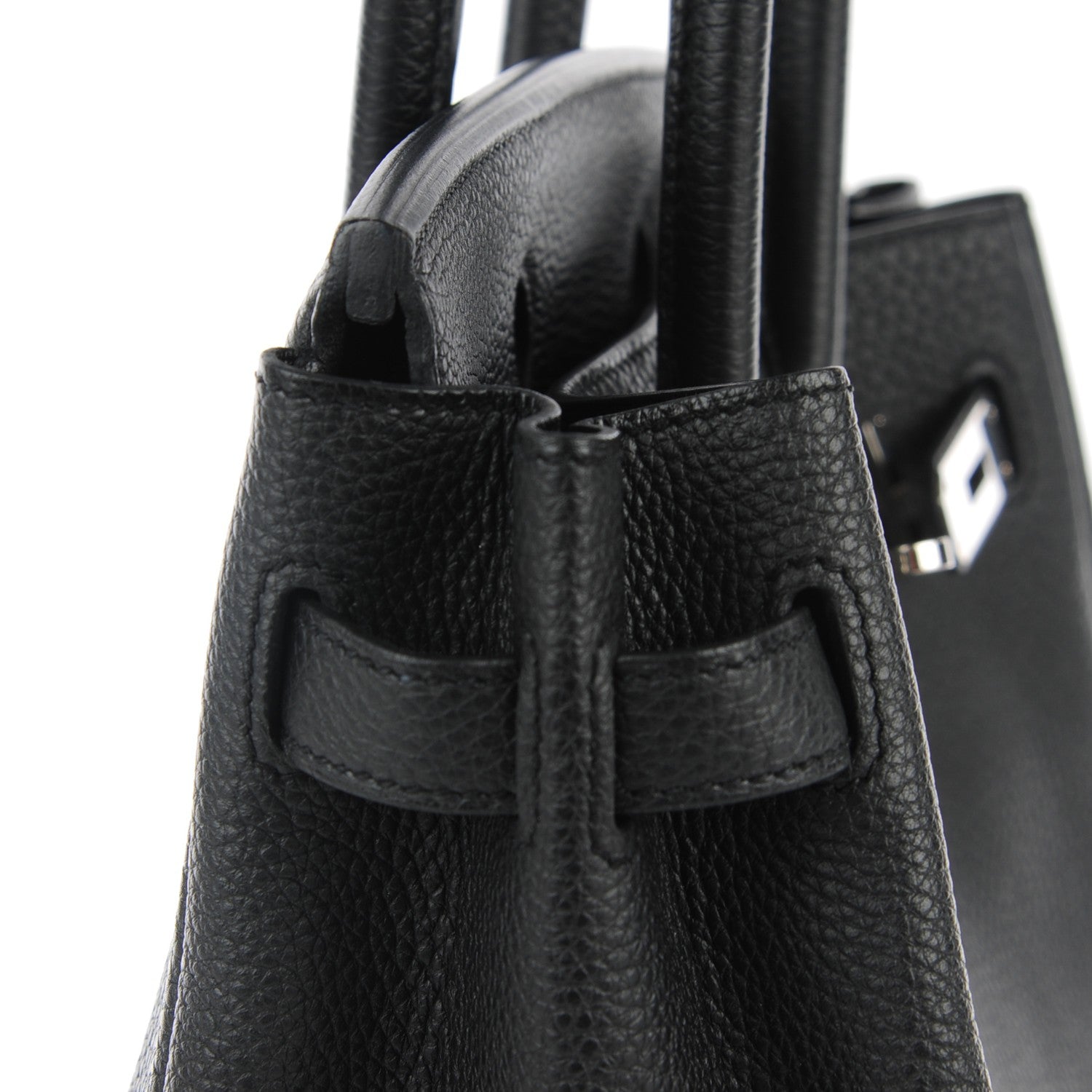 Hermes Taurillon Clemence Birkin 30 Black 13 of 22