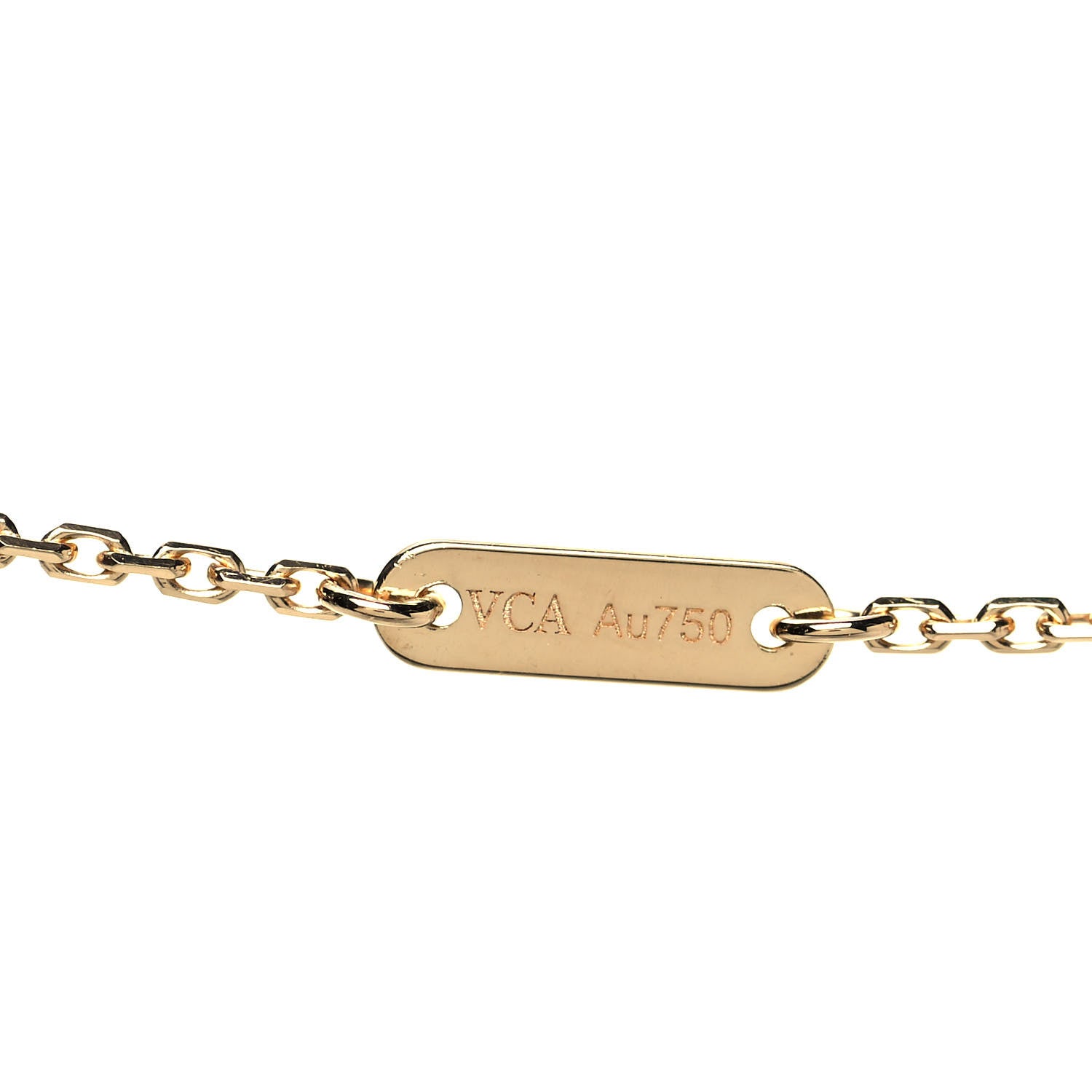 Van Cleef & Arpels 18K Yellow Gold Diamond Mini Frivole Pendant Necklace 5 of 6