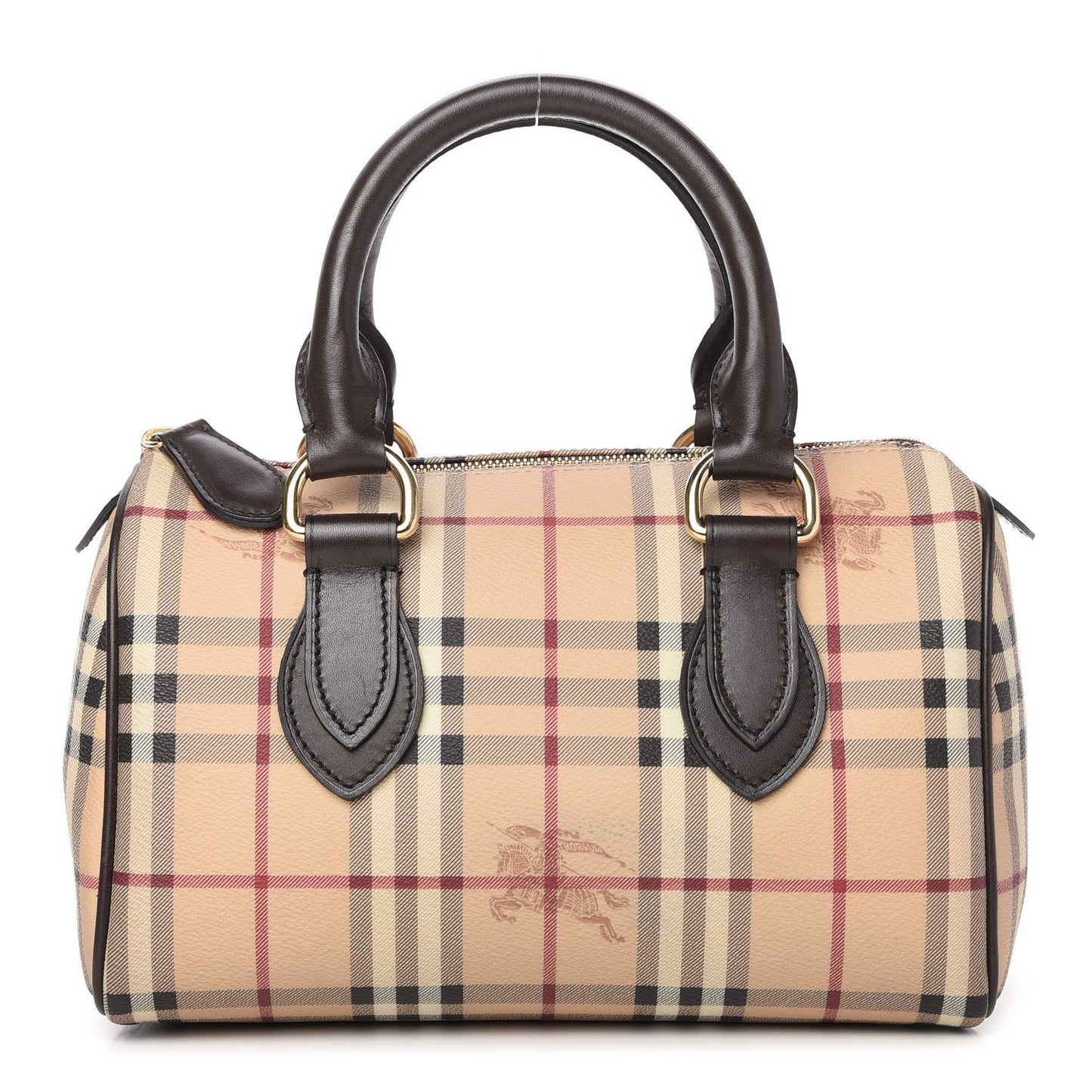 Haymarket Check Small Chester Bowling Bag Chocolate