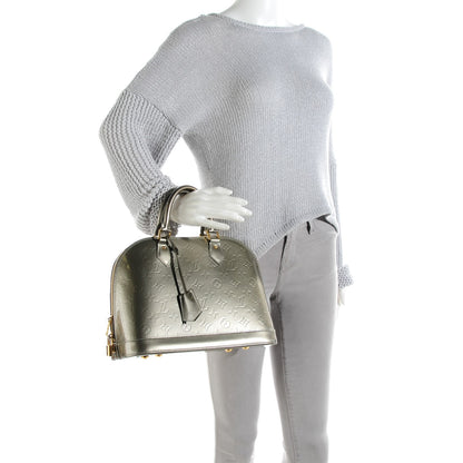 Louis Vuitton Vernis Alma PM Gris Art Deco 2 of 8