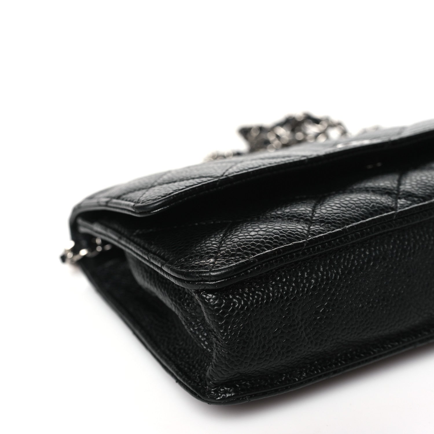 Chanel Caviar Quilted Wallet on Chain WOC Black 9 of 11