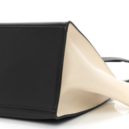 Celine Drummed Calfskin Medium Tri-Color Trapeze Light Khaki 9 of 10