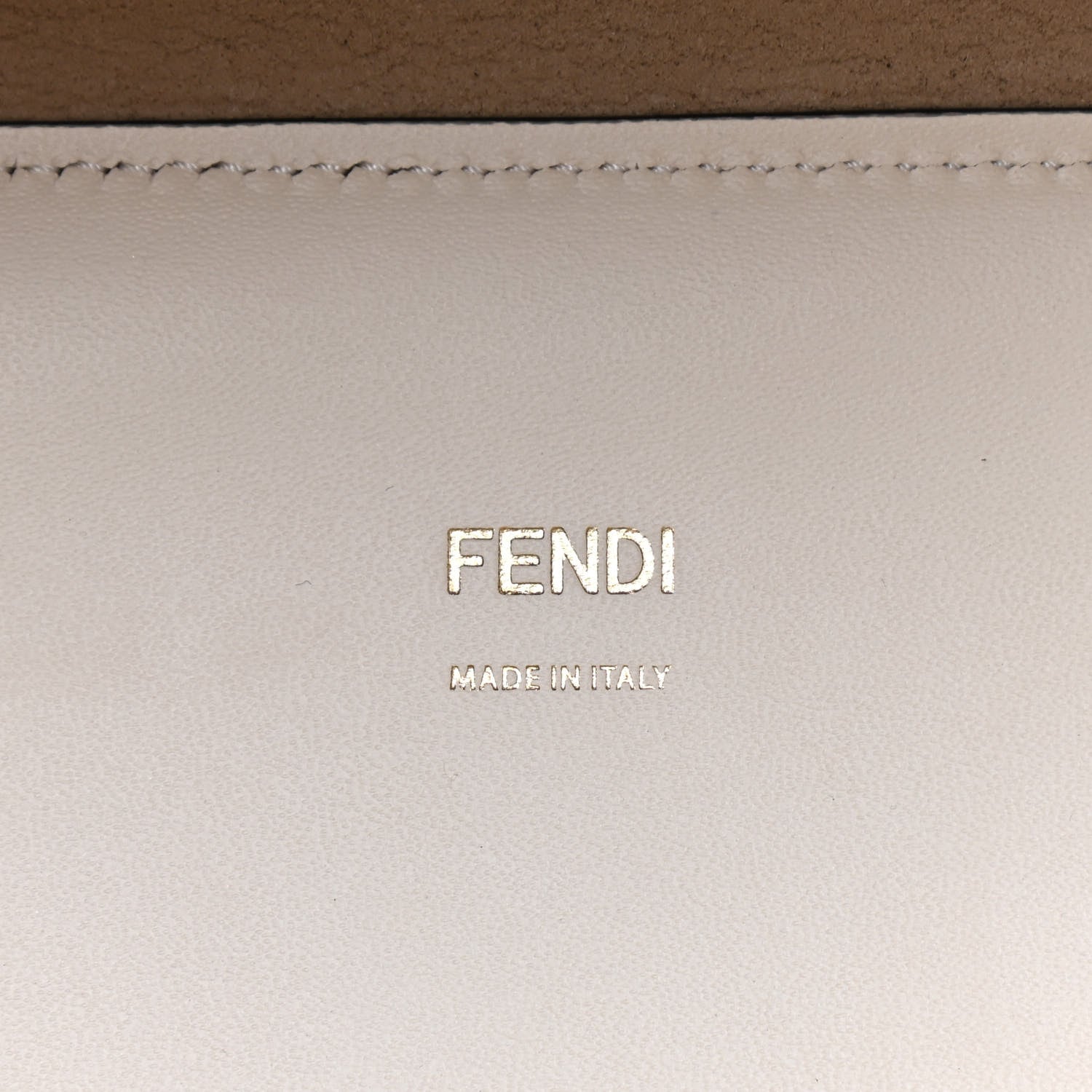 Fendi Vitello King Plexiglass Medium Fendi Sunshine Shopper Tote White Ice 7 of 10