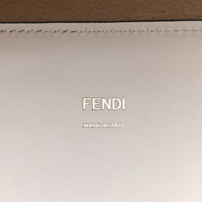 Fendi Vitello King Plexiglass Medium Fendi Sunshine Shopper Tote White Ice 7 of 10