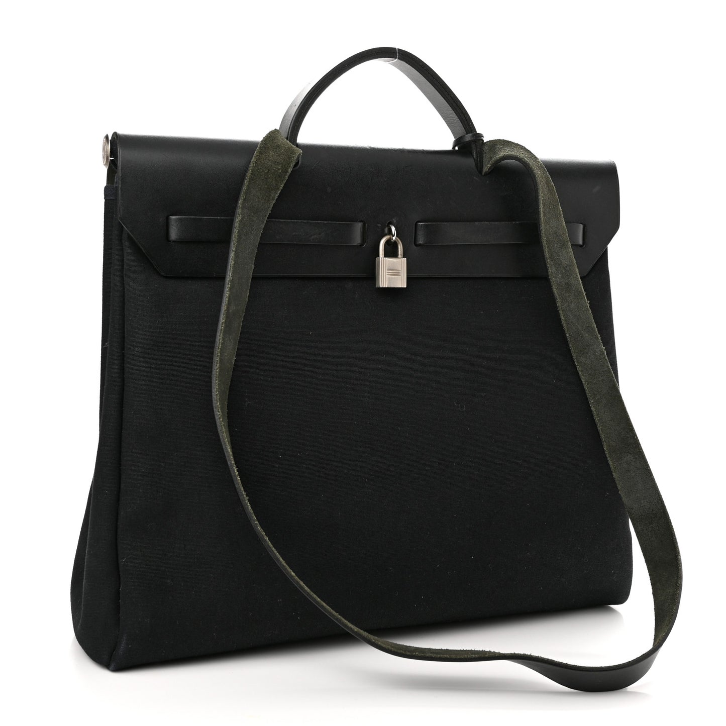 Toile Vache Calfskin Herbag 39 MM Black