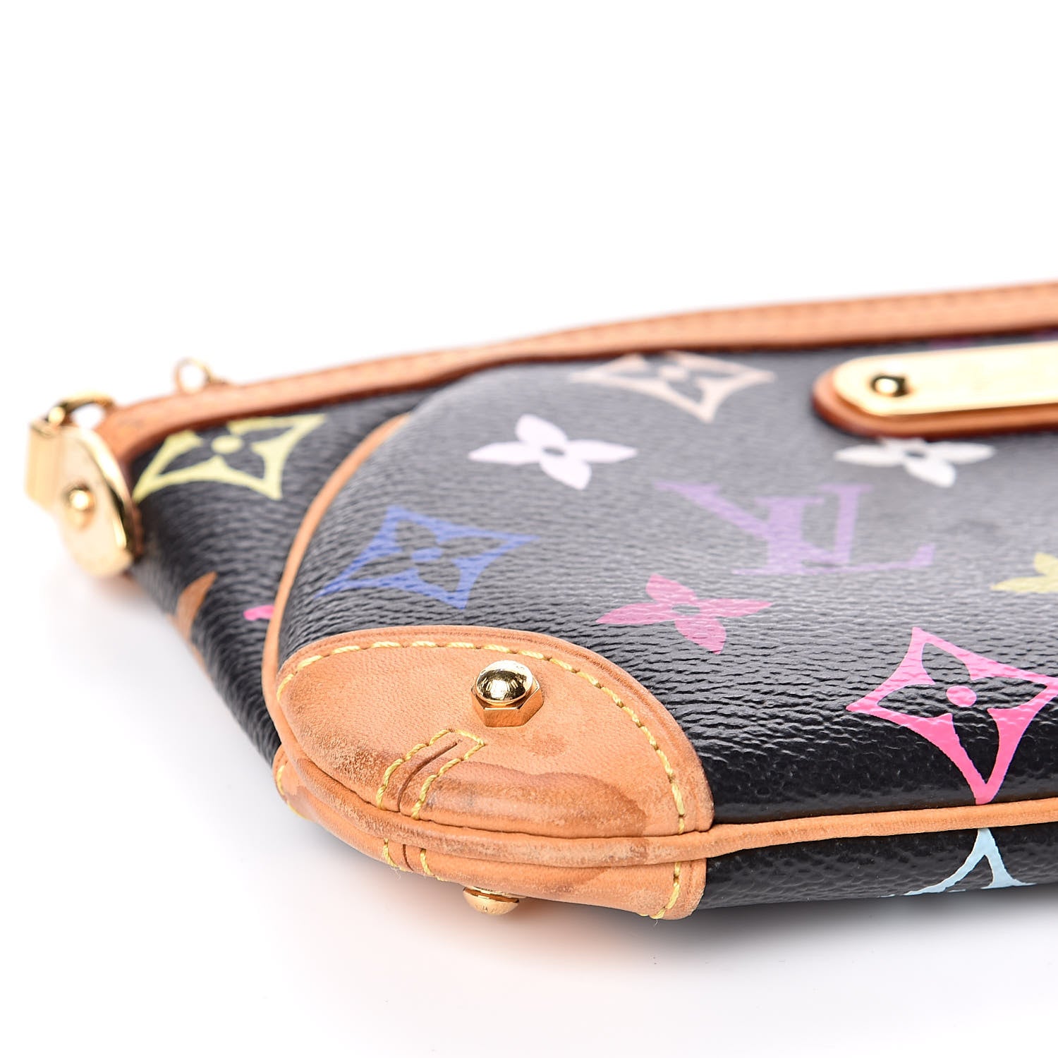 Louis Vuitton Monogram Multicolor Pochette Milla MM Black 8 of 10